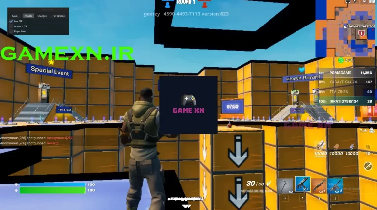 تصویر چیت فورتنایت